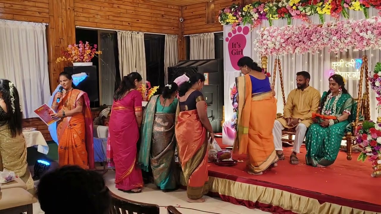 Baby shower program anchor Vidya Jitendra Joshi Chinchwad Pune 7875429795 