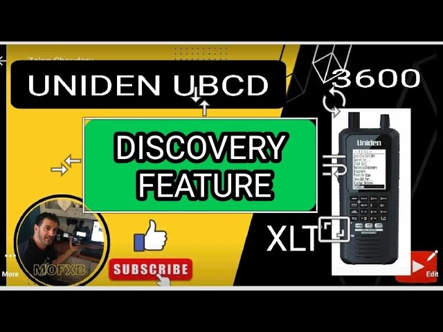 Récepteur numérique UNIDEN UBCD3600XLT scanner 25-1300MHz - Radioamateurs  France