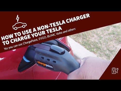 Video: Tesla Werkt Aan Een Laadadapter Die Zowel CHAdeMO Als SAE J1772 DC - Electrek Kan Ondersteunen