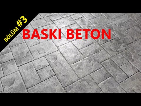 Video: Cilalı beton zeminleri nasıl döşersiniz?