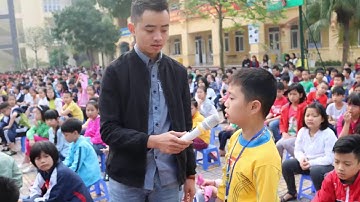 Trường Tiểu học Cổ Nhuế B hưởng ứng Giờ Trái đất năm 2018