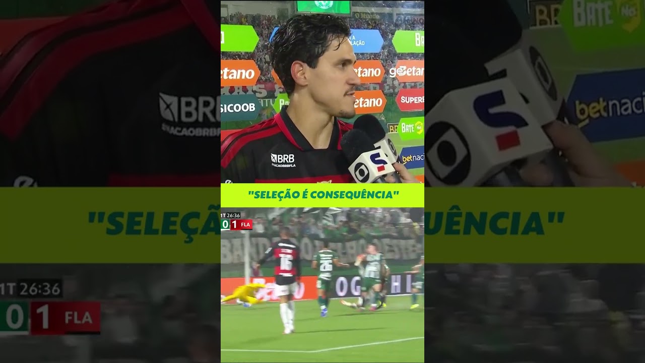 PEDRO PROJETA RETORNO À SELEÇÃO | Chapecoense x Flamengo | Brasileirão | #shorts | ge.globo