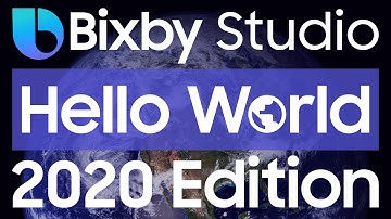 Bixby Studio Tutorial - Hello World (2020 Edition)