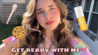 Get Ready with Me💕 + baking cookies🍪