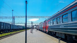 "Просто поезда" на вокзале города Ижевска | Дата съёмки 29 мая 2024 года