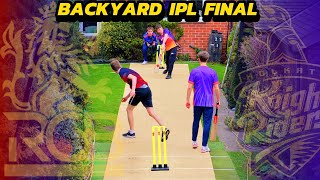 Can RCB win the BACKYARD IPL FINAL?! RCB vs KKR 🔥