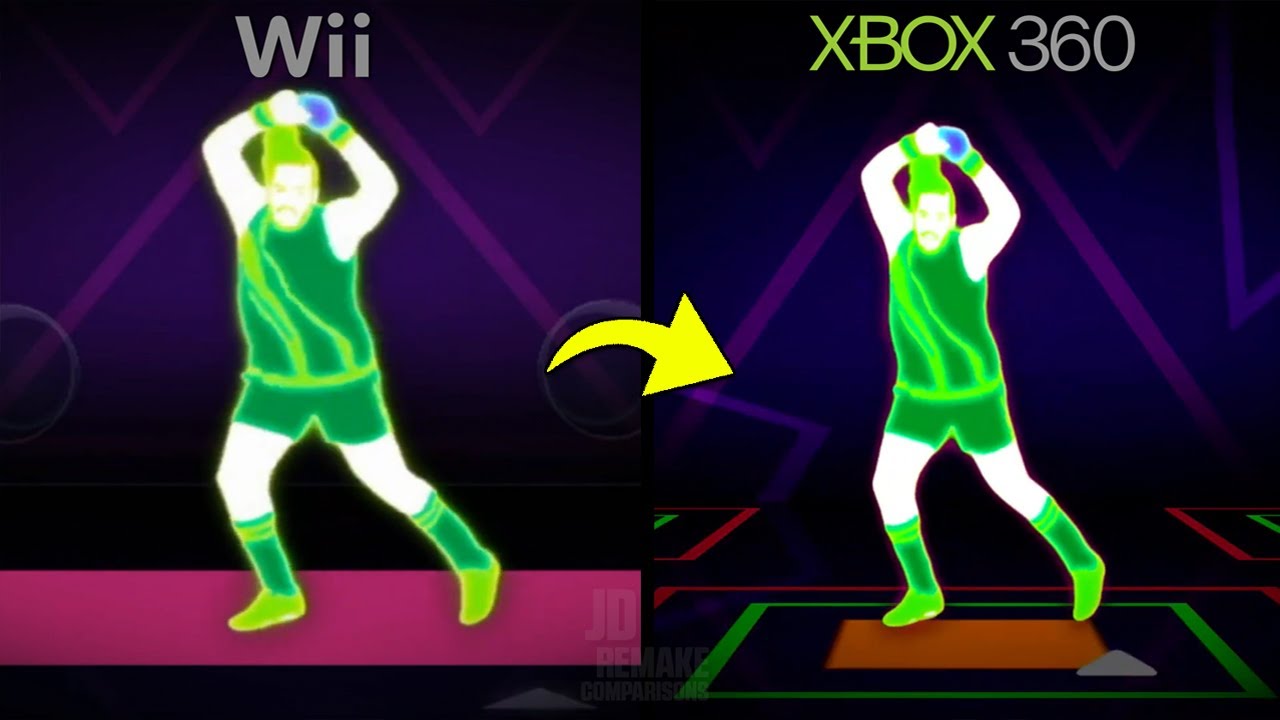Wii VS Xbox - SKIN TO SKIN | JUST DANCE COMPARISON