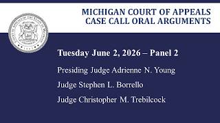 MCOA Oral Arguments June 2, 2026 - Panel 2