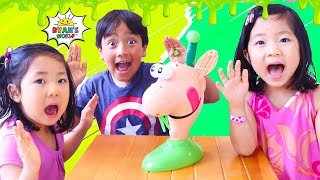 Gooey Louie SLIME and more fun kids board game to play!!