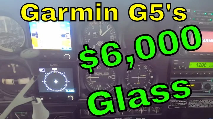Dual Garmin G5  Cheap Glass panel Cost & Installation Cherokee 6 EP 2