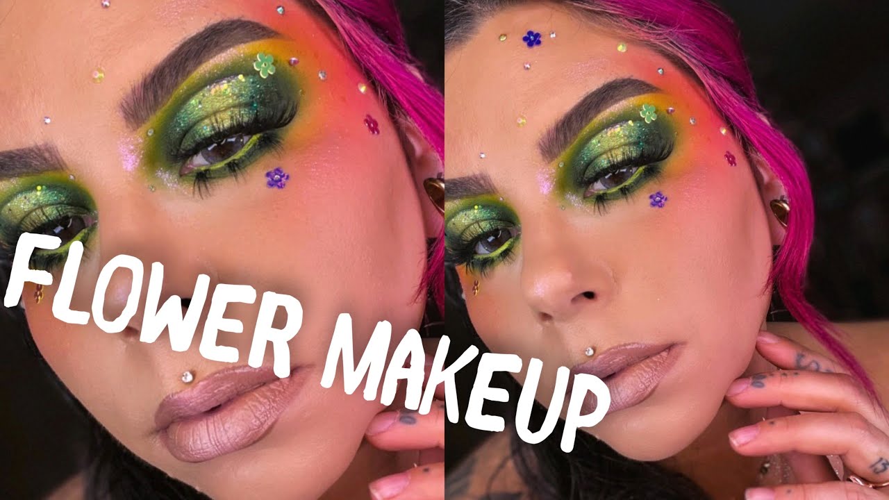 Flower makeup tutorial YouTube
