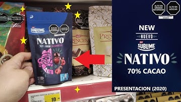 NUEVO "SUBLIME NATIVO"