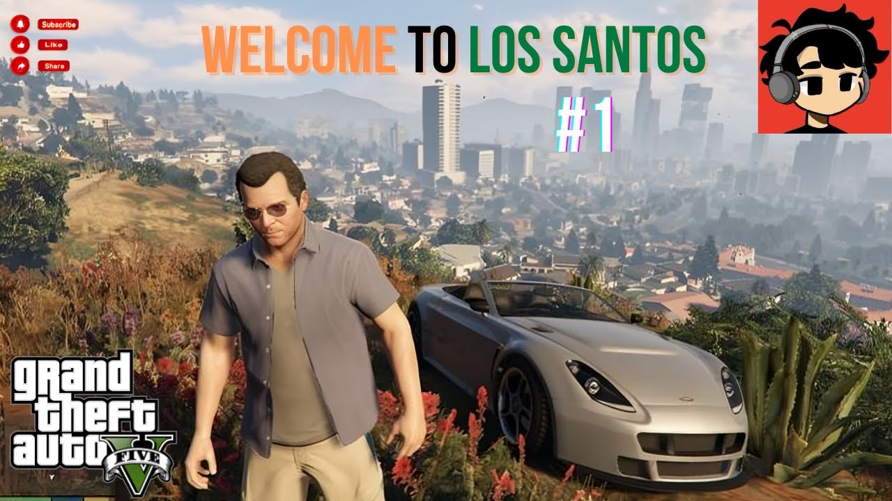First Day In LOS SANTOS | GTA 5 | Gaming series - YouTube