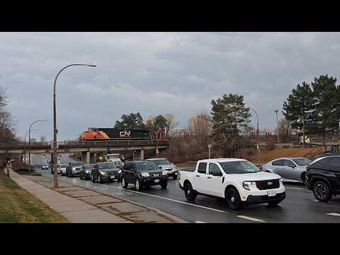 (Tuesday Morning Grab) [An Unplanned Catch!!] CN W905 At Burlington West In Burlington Ontario
