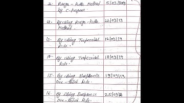 Mathematics prectical record, B.Sc part 3rd year #Rajasthanuniversity #uniraj #university