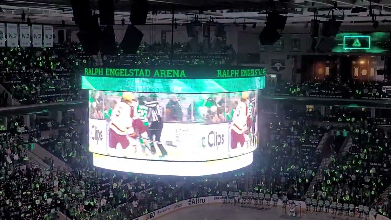 UND hockey - first game of the 2024-2025 season