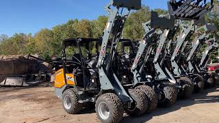 Giant 263SW (G1500) G2200 G2500 G2700 mid-size wheel loader lineup