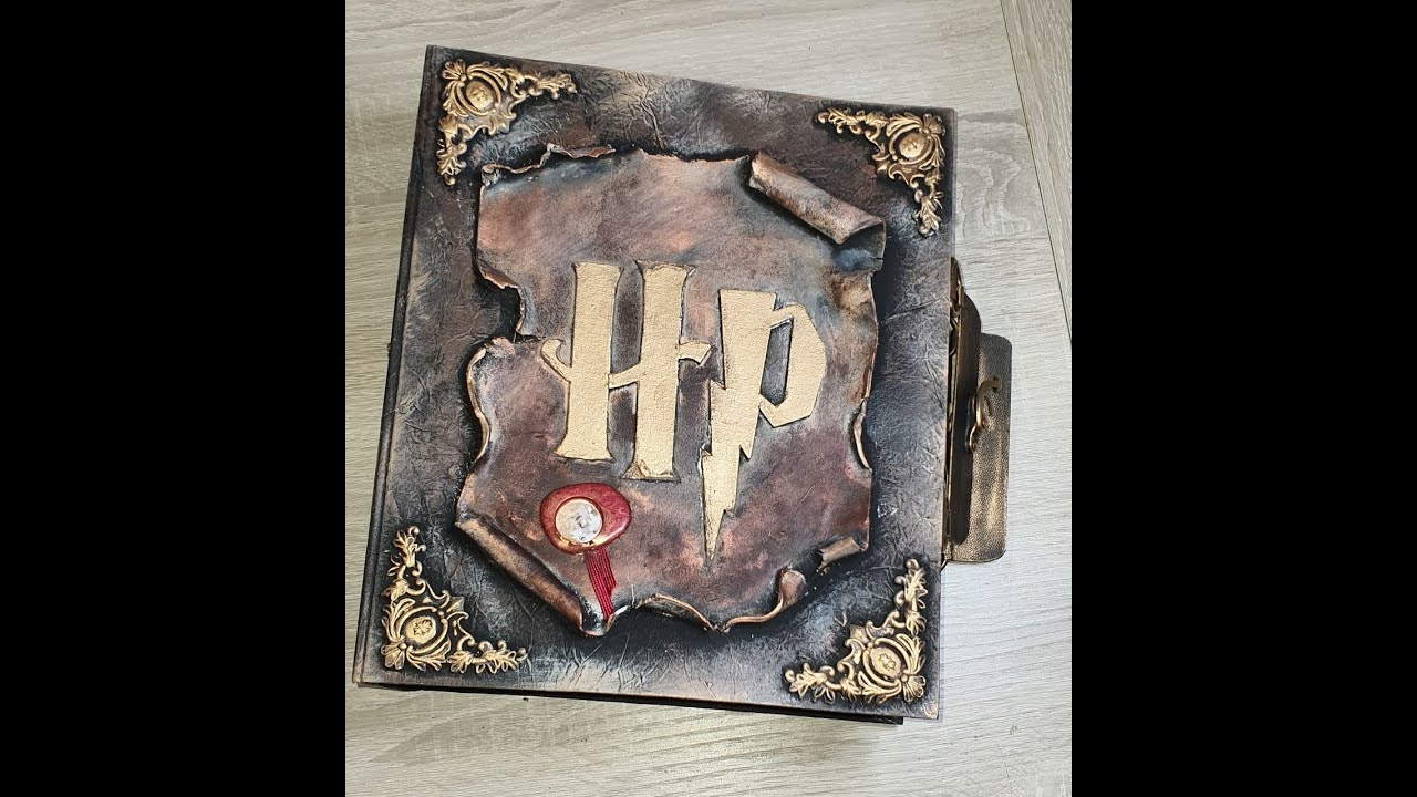 Video álbum de scrap inspiracion harry potter. Realizado con la colección Always de Bellaluna craft