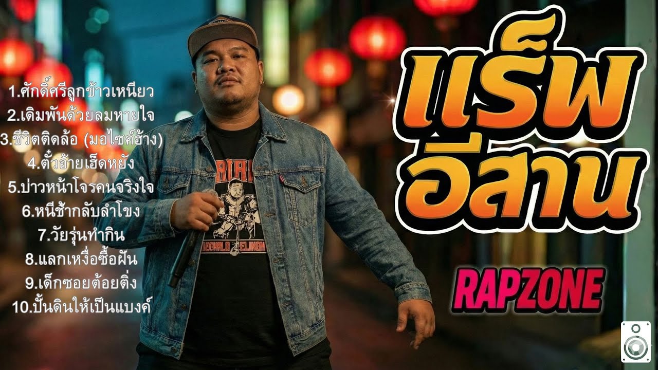 รวมเพลงแร็พอีสาน 🎵อินดี้มาใหม่ ฟังยาว 1 ชั่วโมงเต็ม มาแรงที่สุดในตอนนี้ (Longplay) Vol.1