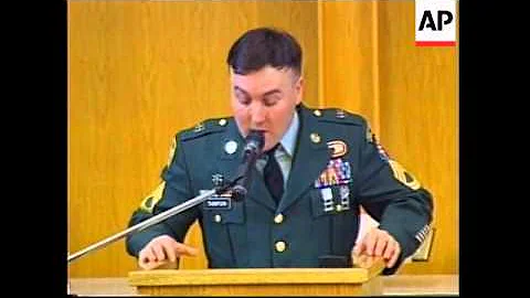Funeral for US serviceman killed by hostile fire i...