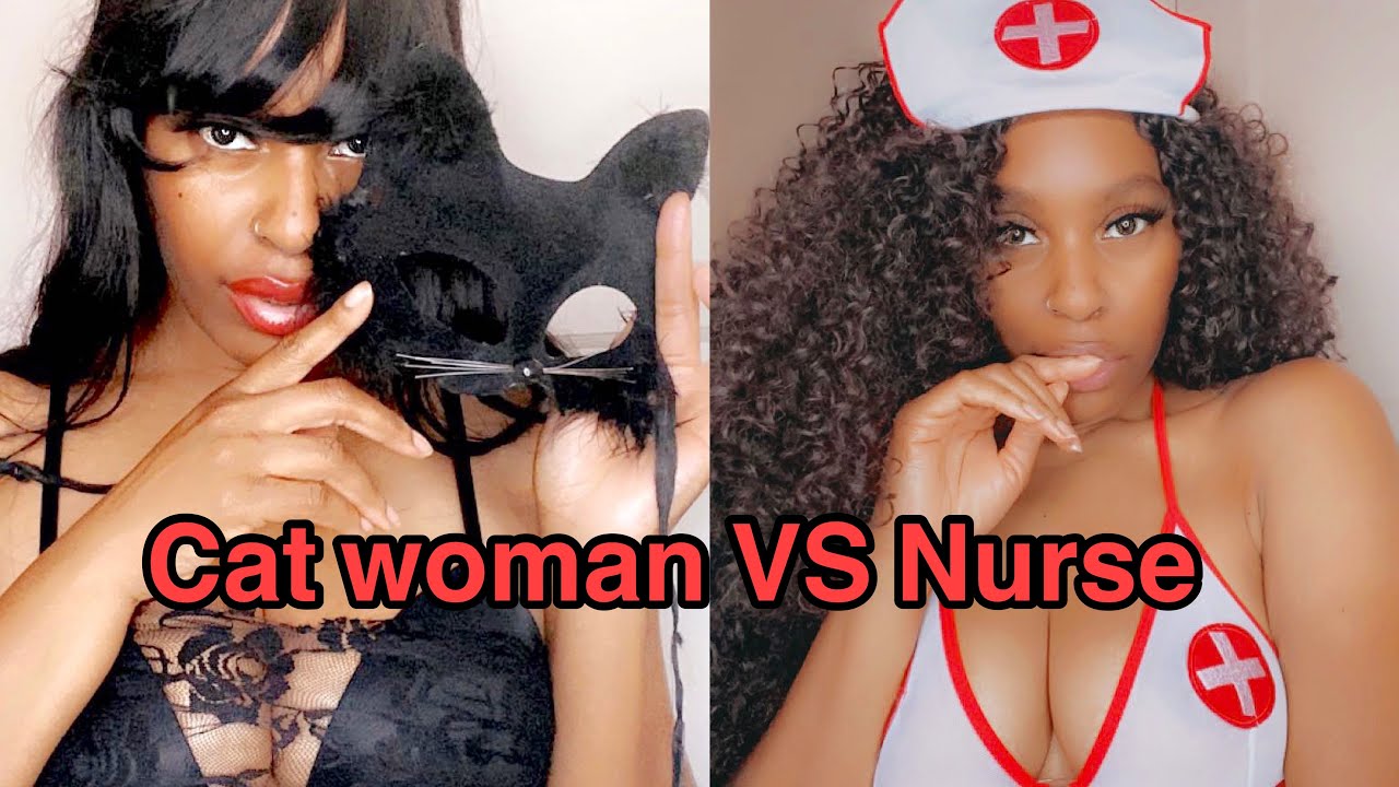 CAT WOMAN VS NURSE ASMR Compilation | Crishhh Donna - YouTube