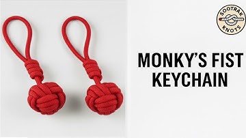 How to Make a Monkey’s Fist Keychain | Easy Paracord Keychain Tutorial for Beginners 