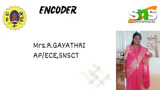 ENCODER | DIGITAL ELECTRONICS | SNS INSTITUTIONS