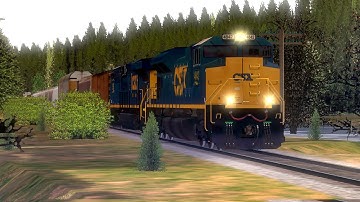 Open Rails - CSX M&M / PD Subdivisions | Train Q-606-01 (Mobile - Pennsacola)