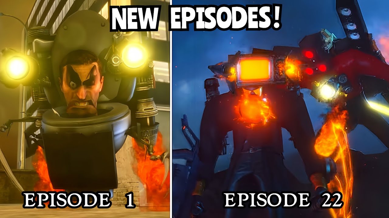 Skibidi Faction 1 - 22 All Episodes | MICROWANE TITAN VS SPEAKER TITAN) - [Episode 23?]