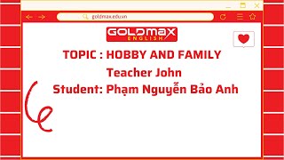 Phạm Nguyễn Bảo Anh Kiểm Tra Định Kỳ Anh Ngữ Goldmax