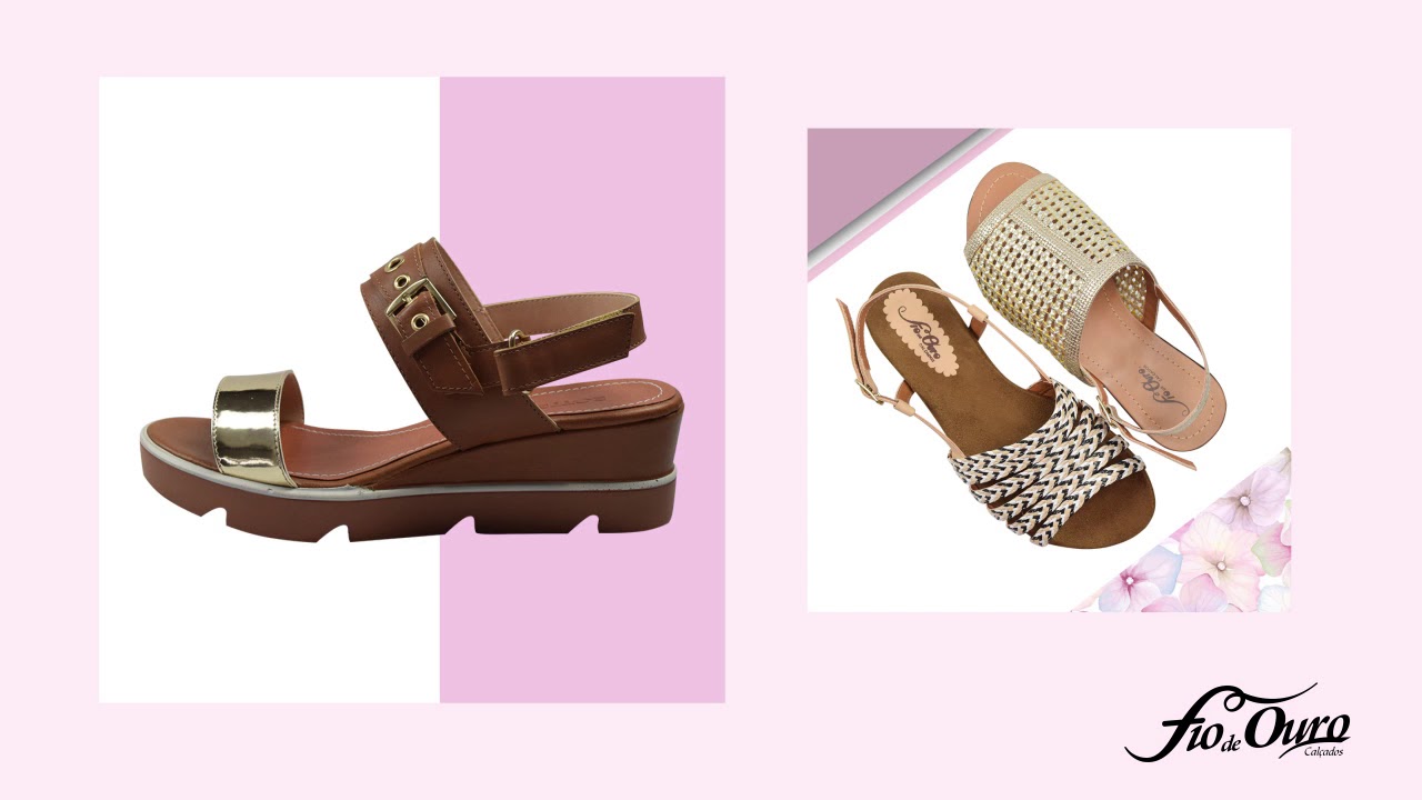 fio de ouro calçados