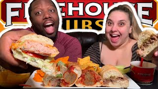 Firehouse Subs Mukbang [Family Feud Trivia!]