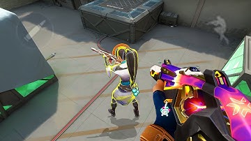 5 Minutes of CRAZY Valorant Mobile Gameplay (120 Fps + Neon)