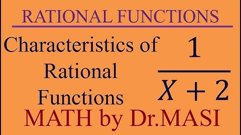 Function 1/(x+2), Characteristics of Reciprocal Function
