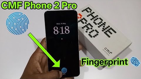 Cmf phone 2 Pro Mein fingerprint lock kaise lagaye/How to set fingerprint lock cmf phone 2 Pro