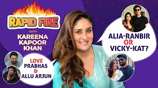 Kareena Kapoor Khan's RAPID FIRE on Hrithik, Saif, Alia, SRK, Prabhas, Allu Arjun, pregnancy rumours