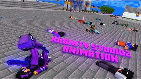 Intro Minecraft animation [Mine-Imator] Template by:@Twikimchi