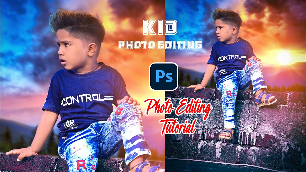 How to edit baby photos in Photoshop tutorial || baby photo editing ll ...