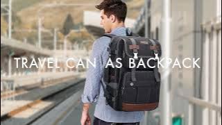 Ultimate Travel Companion: Expandable Canvas Backpack