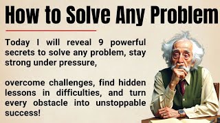 How to Solve Any Problem in Life 🔥  9 Secrets to Stay Strong & Positive  Graded Reader ✅