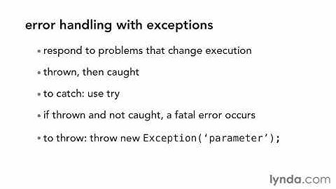 Php tutorial 23 : Error Handling