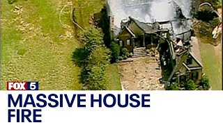 Raw: Cartersville house fire | FOX 5 News