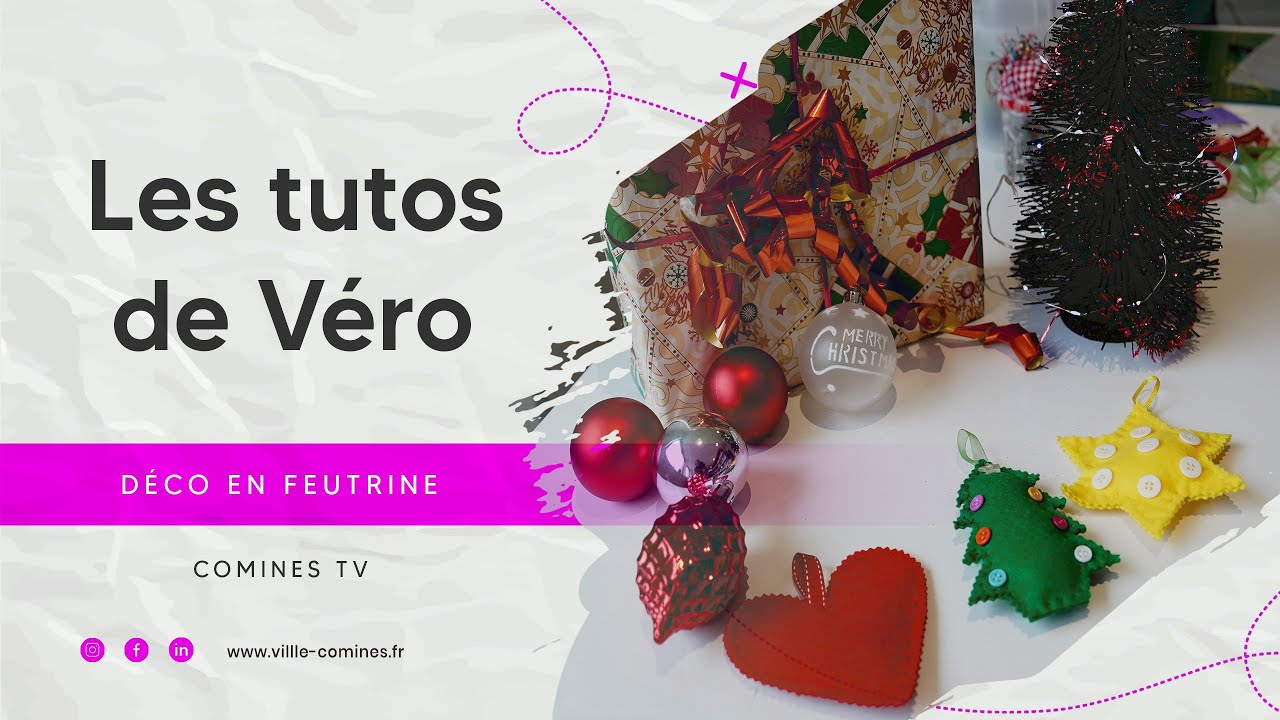 Les tutos de Véro : décoration de Noël en feutrine