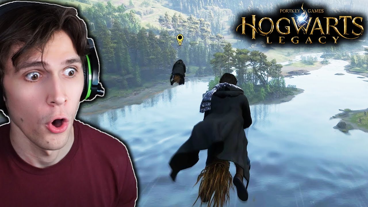 Hogwarts Legacy Broomstick Flying is AMAZING! YouTube