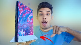 Fiz um SUPORTE pro meu PS2 de PAPELÃO *fácil de fazer*
