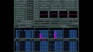 shape the sound (protracker jungle)