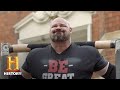 The Strongest Man in History: Barrel Lift Challenge (Season 1) | History