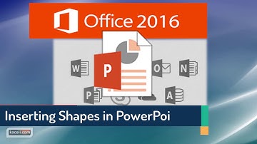 PowerPoint 2016 Tutorial: Inserting and Customizing Shapes in a Slide  (9/30)