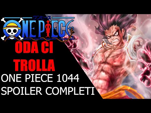 One Piece 1044 SPOILER COMPLETI Oda ci trolla 