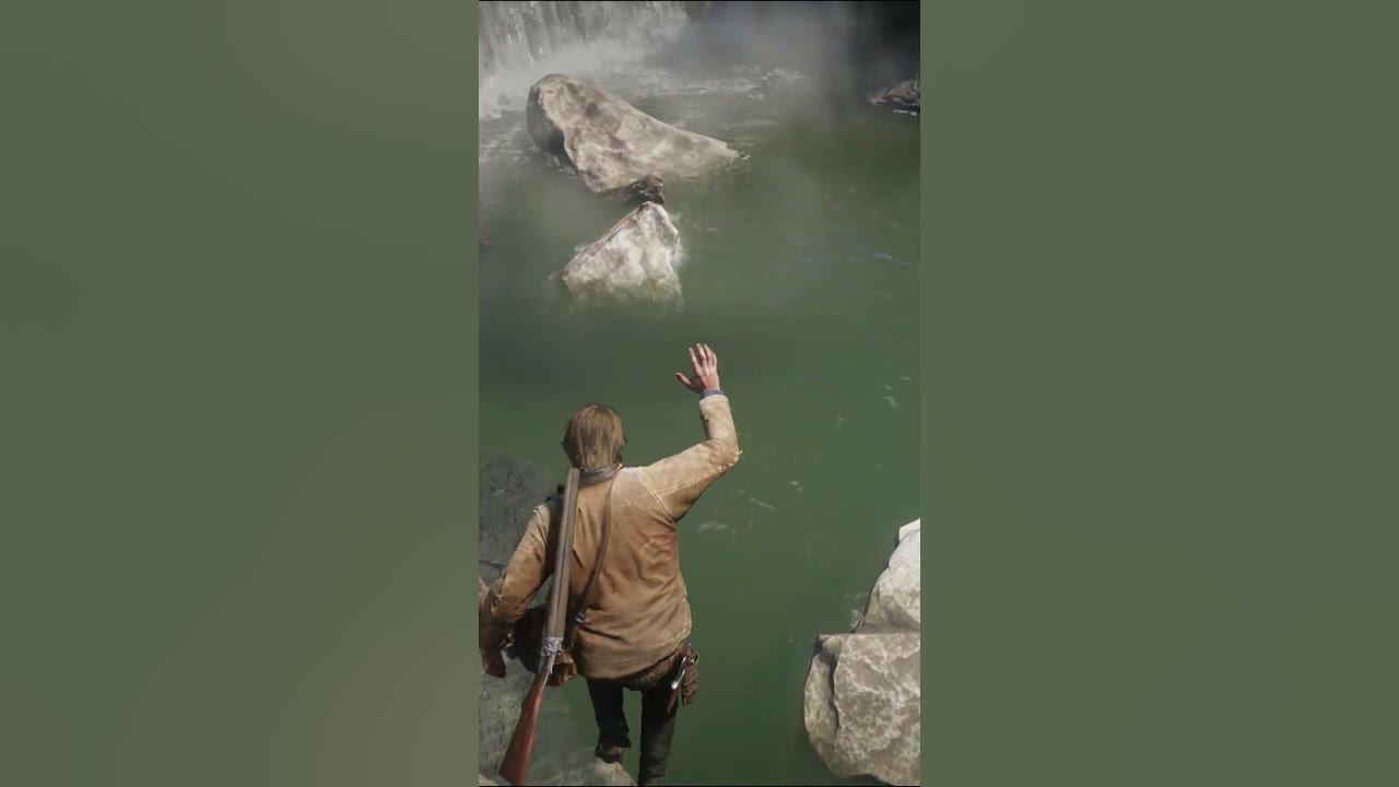 RDR2 Jumping into the water YouTube